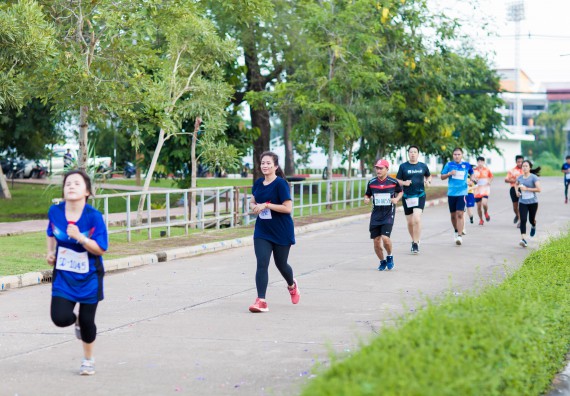 ภาพกิจกรรม คณะวิทยาศาสตร์และเทคโนโลยี เข้าร่วมกิจกรรม KPRU So Fun Run Say No Foam งานเดินวิ่งเพื่อสุขภาพ รักสุขภาพ เลิกใช้โฟม