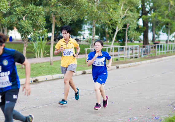 ภาพกิจกรรม คณะวิทยาศาสตร์และเทคโนโลยี เข้าร่วมกิจกรรม KPRU So Fun Run Say No Foam งานเดินวิ่งเพื่อสุขภาพ รักสุขภาพ เลิกใช้โฟม
