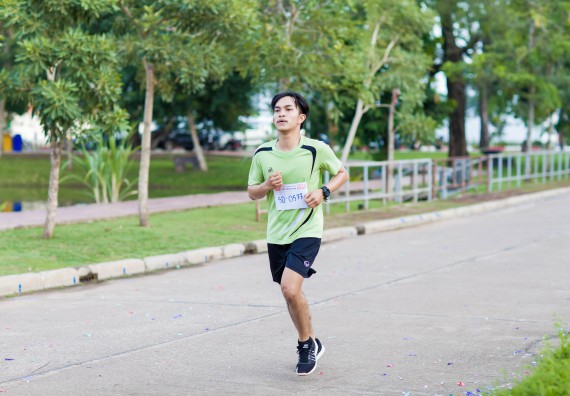 ภาพกิจกรรม คณะวิทยาศาสตร์และเทคโนโลยี เข้าร่วมกิจกรรม KPRU So Fun Run Say No Foam งานเดินวิ่งเพื่อสุขภาพ รักสุขภาพ เลิกใช้โฟม