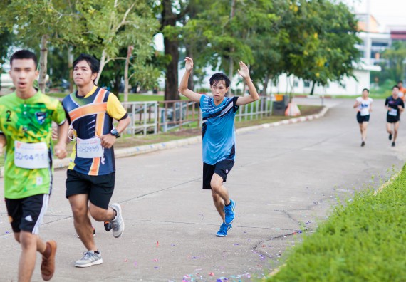ภาพกิจกรรม คณะวิทยาศาสตร์และเทคโนโลยี เข้าร่วมกิจกรรม KPRU So Fun Run Say No Foam งานเดินวิ่งเพื่อสุขภาพ รักสุขภาพ เลิกใช้โฟม