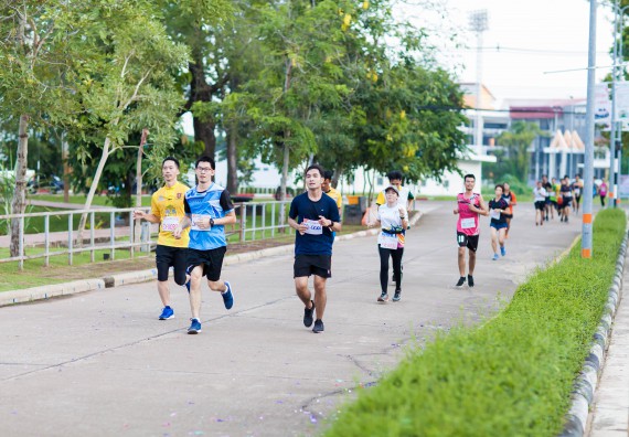 ภาพกิจกรรม คณะวิทยาศาสตร์และเทคโนโลยี เข้าร่วมกิจกรรม KPRU So Fun Run Say No Foam งานเดินวิ่งเพื่อสุขภาพ รักสุขภาพ เลิกใช้โฟม