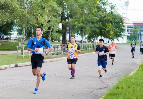 ภาพกิจกรรม คณะวิทยาศาสตร์และเทคโนโลยี เข้าร่วมกิจกรรม KPRU So Fun Run Say No Foam งานเดินวิ่งเพื่อสุขภาพ รักสุขภาพ เลิกใช้โฟม