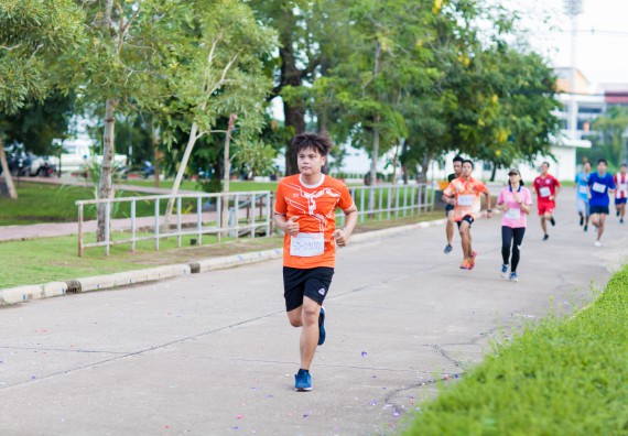 ภาพกิจกรรม คณะวิทยาศาสตร์และเทคโนโลยี เข้าร่วมกิจกรรม KPRU So Fun Run Say No Foam งานเดินวิ่งเพื่อสุขภาพ รักสุขภาพ เลิกใช้โฟม
