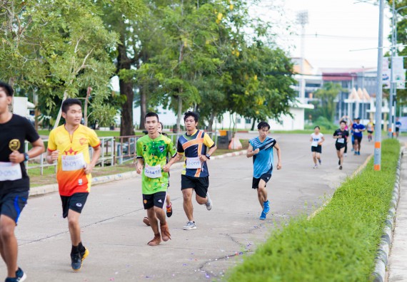 ภาพกิจกรรม คณะวิทยาศาสตร์และเทคโนโลยี เข้าร่วมกิจกรรม KPRU So Fun Run Say No Foam งานเดินวิ่งเพื่อสุขภาพ รักสุขภาพ เลิกใช้โฟม