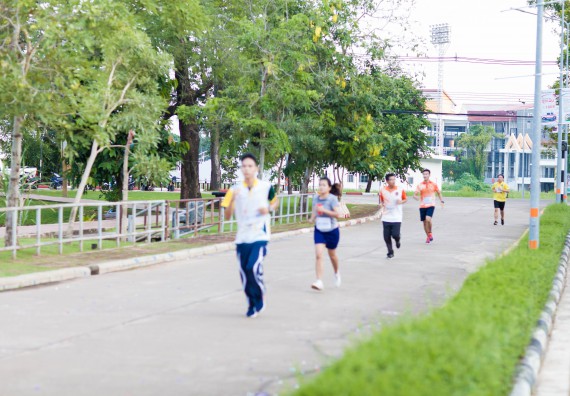 ภาพกิจกรรม คณะวิทยาศาสตร์และเทคโนโลยี เข้าร่วมกิจกรรม KPRU So Fun Run Say No Foam งานเดินวิ่งเพื่อสุขภาพ รักสุขภาพ เลิกใช้โฟม