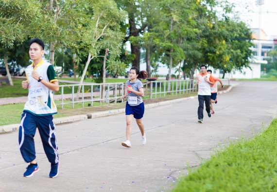 ภาพกิจกรรม คณะวิทยาศาสตร์และเทคโนโลยี เข้าร่วมกิจกรรม KPRU So Fun Run Say No Foam งานเดินวิ่งเพื่อสุขภาพ รักสุขภาพ เลิกใช้โฟม