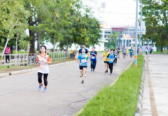 ภาพกิจกรรม คณะวิทยาศาสตร์และเทคโนโลยี เข้าร่วมกิจกรรม KPRU So Fun Run Say No Foam งานเดินวิ่งเพื่อสุขภาพ รักสุขภาพ เลิกใช้โฟม