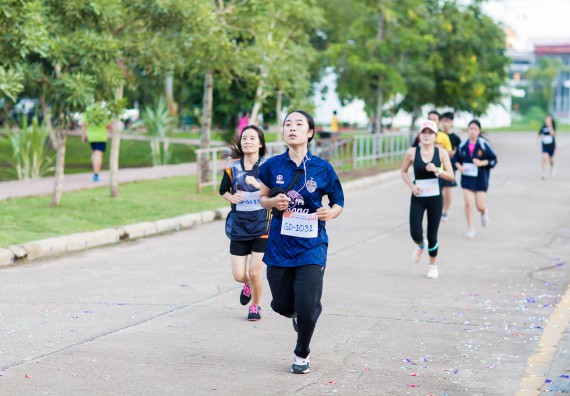 ภาพกิจกรรม คณะวิทยาศาสตร์และเทคโนโลยี เข้าร่วมกิจกรรม KPRU So Fun Run Say No Foam งานเดินวิ่งเพื่อสุขภาพ รักสุขภาพ เลิกใช้โฟม