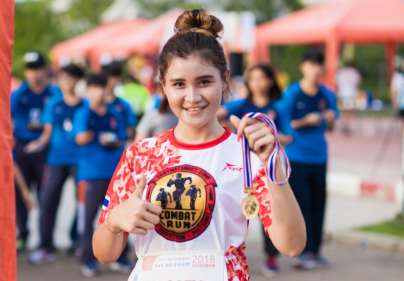 ภาพกิจกรรม คณะวิทยาศาสตร์และเทคโนโลยี เข้าร่วมกิจกรรม KPRU So Fun Run Say No Foam งานเดินวิ่งเพื่อสุขภาพ รักสุขภาพ เลิกใช้โฟม