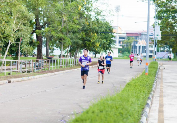ภาพกิจกรรม คณะวิทยาศาสตร์และเทคโนโลยี เข้าร่วมกิจกรรม KPRU So Fun Run Say No Foam งานเดินวิ่งเพื่อสุขภาพ รักสุขภาพ เลิกใช้โฟม