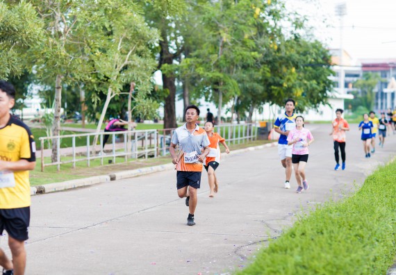 ภาพกิจกรรม คณะวิทยาศาสตร์และเทคโนโลยี เข้าร่วมกิจกรรม KPRU So Fun Run Say No Foam งานเดินวิ่งเพื่อสุขภาพ รักสุขภาพ เลิกใช้โฟม