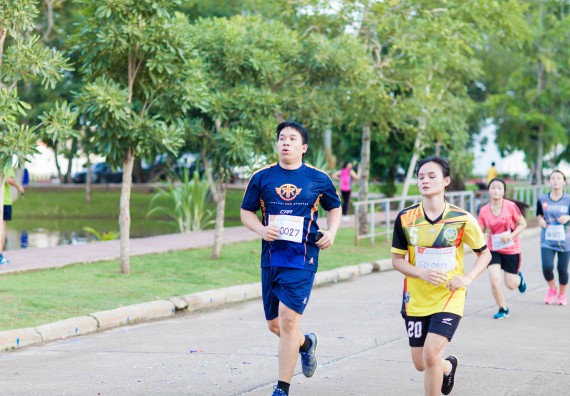 ภาพกิจกรรม คณะวิทยาศาสตร์และเทคโนโลยี เข้าร่วมกิจกรรม KPRU So Fun Run Say No Foam งานเดินวิ่งเพื่อสุขภาพ รักสุขภาพ เลิกใช้โฟม