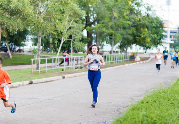 ภาพกิจกรรม คณะวิทยาศาสตร์และเทคโนโลยี เข้าร่วมกิจกรรม KPRU So Fun Run Say No Foam งานเดินวิ่งเพื่อสุขภาพ รักสุขภาพ เลิกใช้โฟม