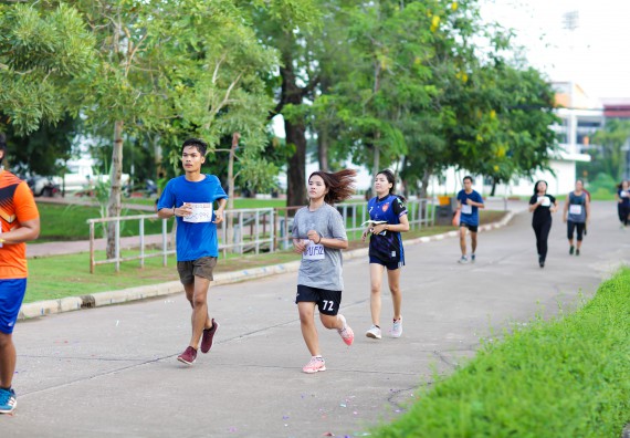 ภาพกิจกรรม คณะวิทยาศาสตร์และเทคโนโลยี เข้าร่วมกิจกรรม KPRU So Fun Run Say No Foam งานเดินวิ่งเพื่อสุขภาพ รักสุขภาพ เลิกใช้โฟม