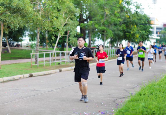 ภาพกิจกรรม คณะวิทยาศาสตร์และเทคโนโลยี เข้าร่วมกิจกรรม KPRU So Fun Run Say No Foam งานเดินวิ่งเพื่อสุขภาพ รักสุขภาพ เลิกใช้โฟม