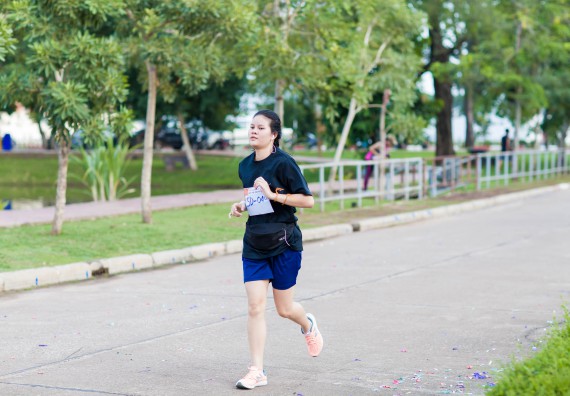 ภาพกิจกรรม คณะวิทยาศาสตร์และเทคโนโลยี เข้าร่วมกิจกรรม KPRU So Fun Run Say No Foam งานเดินวิ่งเพื่อสุขภาพ รักสุขภาพ เลิกใช้โฟม