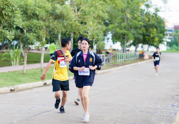 ภาพกิจกรรม คณะวิทยาศาสตร์และเทคโนโลยี เข้าร่วมกิจกรรม KPRU So Fun Run Say No Foam งานเดินวิ่งเพื่อสุขภาพ รักสุขภาพ เลิกใช้โฟม