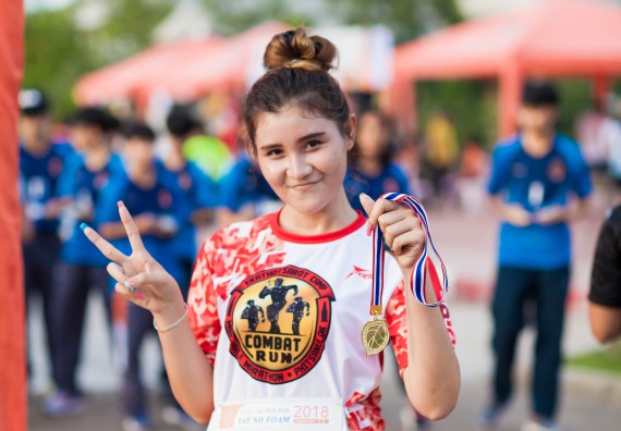 ภาพกิจกรรม คณะวิทยาศาสตร์และเทคโนโลยี เข้าร่วมกิจกรรม KPRU So Fun Run Say No Foam งานเดินวิ่งเพื่อสุขภาพ รักสุขภาพ เลิกใช้โฟม