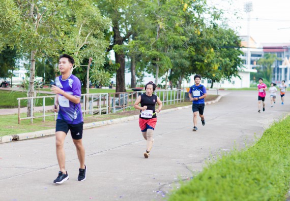 ภาพกิจกรรม คณะวิทยาศาสตร์และเทคโนโลยี เข้าร่วมกิจกรรม KPRU So Fun Run Say No Foam งานเดินวิ่งเพื่อสุขภาพ รักสุขภาพ เลิกใช้โฟม