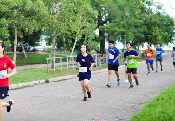 ภาพกิจกรรม คณะวิทยาศาสตร์และเทคโนโลยี เข้าร่วมกิจกรรม KPRU So Fun Run Say No Foam งานเดินวิ่งเพื่อสุขภาพ รักสุขภาพ เลิกใช้โฟม