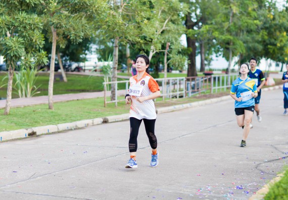 ภาพกิจกรรม คณะวิทยาศาสตร์และเทคโนโลยี เข้าร่วมกิจกรรม KPRU So Fun Run Say No Foam งานเดินวิ่งเพื่อสุขภาพ รักสุขภาพ เลิกใช้โฟม