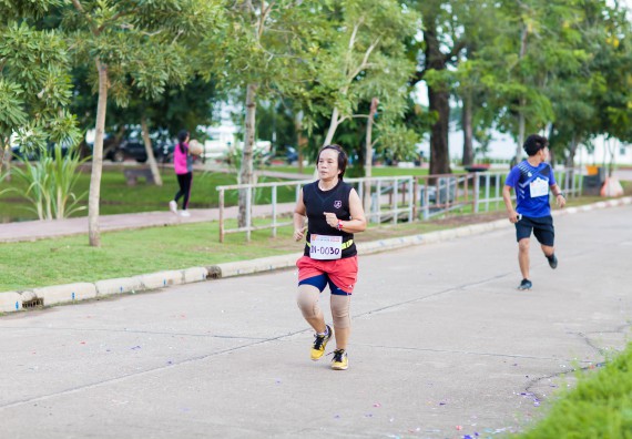 ภาพกิจกรรม คณะวิทยาศาสตร์และเทคโนโลยี เข้าร่วมกิจกรรม KPRU So Fun Run Say No Foam งานเดินวิ่งเพื่อสุขภาพ รักสุขภาพ เลิกใช้โฟม