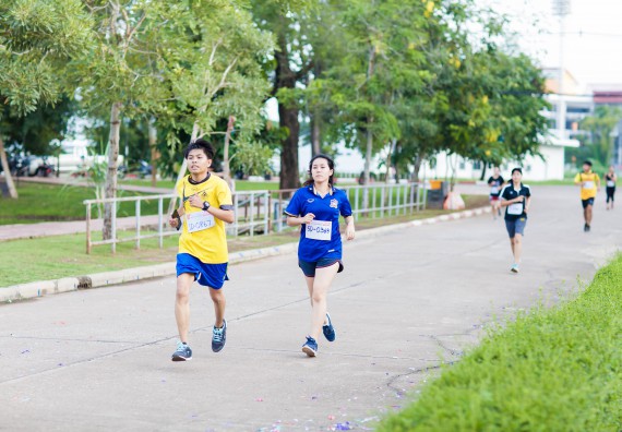 ภาพกิจกรรม คณะวิทยาศาสตร์และเทคโนโลยี เข้าร่วมกิจกรรม KPRU So Fun Run Say No Foam งานเดินวิ่งเพื่อสุขภาพ รักสุขภาพ เลิกใช้โฟม