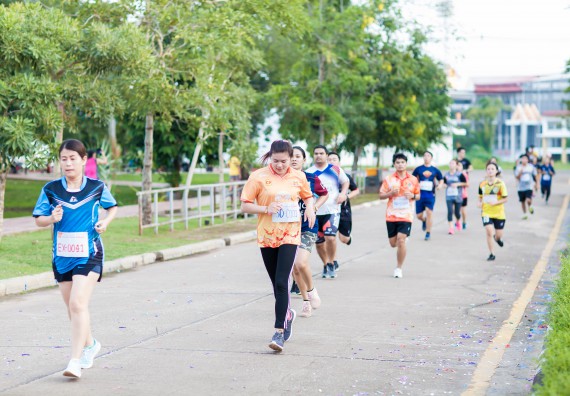 ภาพกิจกรรม คณะวิทยาศาสตร์และเทคโนโลยี เข้าร่วมกิจกรรม KPRU So Fun Run Say No Foam งานเดินวิ่งเพื่อสุขภาพ รักสุขภาพ เลิกใช้โฟม