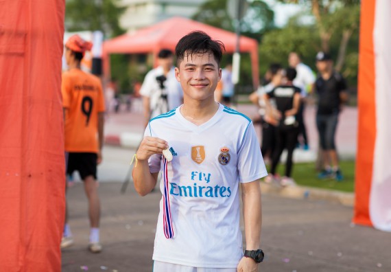 ภาพกิจกรรม คณะวิทยาศาสตร์และเทคโนโลยี เข้าร่วมกิจกรรม KPRU So Fun Run Say No Foam งานเดินวิ่งเพื่อสุขภาพ รักสุขภาพ เลิกใช้โฟม