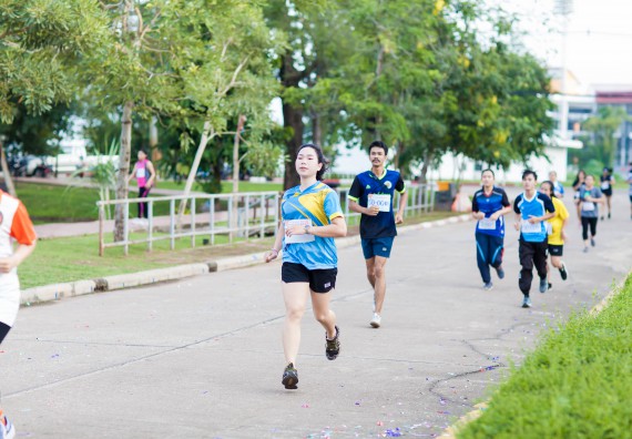 ภาพกิจกรรม คณะวิทยาศาสตร์และเทคโนโลยี เข้าร่วมกิจกรรม KPRU So Fun Run Say No Foam งานเดินวิ่งเพื่อสุขภาพ รักสุขภาพ เลิกใช้โฟม