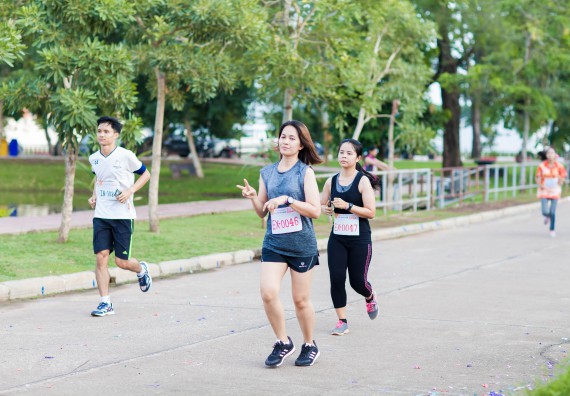 ภาพกิจกรรม คณะวิทยาศาสตร์และเทคโนโลยี เข้าร่วมกิจกรรม KPRU So Fun Run Say No Foam งานเดินวิ่งเพื่อสุขภาพ รักสุขภาพ เลิกใช้โฟม