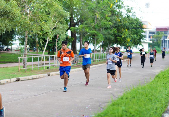 ภาพกิจกรรม คณะวิทยาศาสตร์และเทคโนโลยี เข้าร่วมกิจกรรม KPRU So Fun Run Say No Foam งานเดินวิ่งเพื่อสุขภาพ รักสุขภาพ เลิกใช้โฟม