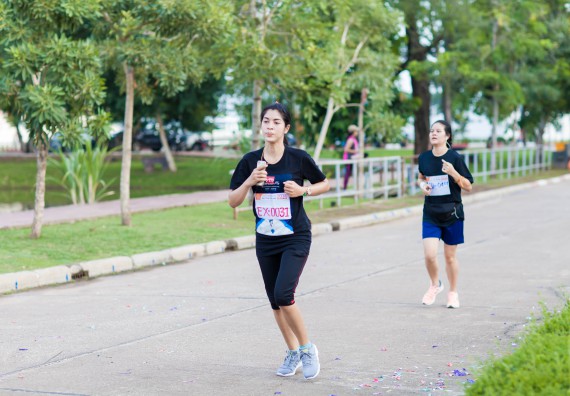 ภาพกิจกรรม คณะวิทยาศาสตร์และเทคโนโลยี เข้าร่วมกิจกรรม KPRU So Fun Run Say No Foam งานเดินวิ่งเพื่อสุขภาพ รักสุขภาพ เลิกใช้โฟม