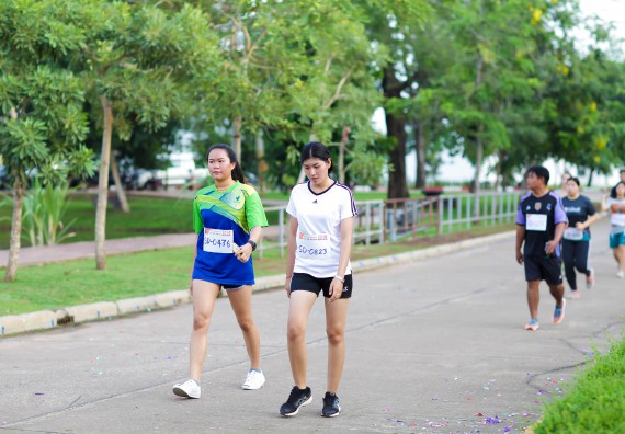 ภาพกิจกรรม คณะวิทยาศาสตร์และเทคโนโลยี เข้าร่วมกิจกรรม KPRU So Fun Run Say No Foam งานเดินวิ่งเพื่อสุขภาพ รักสุขภาพ เลิกใช้โฟม