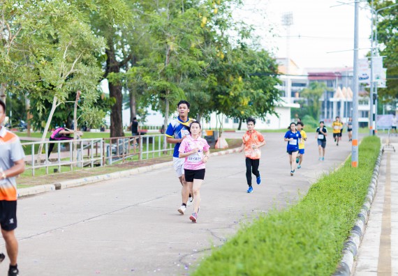 ภาพกิจกรรม คณะวิทยาศาสตร์และเทคโนโลยี เข้าร่วมกิจกรรม KPRU So Fun Run Say No Foam งานเดินวิ่งเพื่อสุขภาพ รักสุขภาพ เลิกใช้โฟม