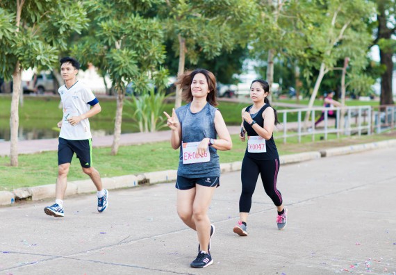 ภาพกิจกรรม คณะวิทยาศาสตร์และเทคโนโลยี เข้าร่วมกิจกรรม KPRU So Fun Run Say No Foam งานเดินวิ่งเพื่อสุขภาพ รักสุขภาพ เลิกใช้โฟม