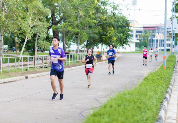 ภาพกิจกรรม คณะวิทยาศาสตร์และเทคโนโลยี เข้าร่วมกิจกรรม KPRU So Fun Run Say No Foam งานเดินวิ่งเพื่อสุขภาพ รักสุขภาพ เลิกใช้โฟม