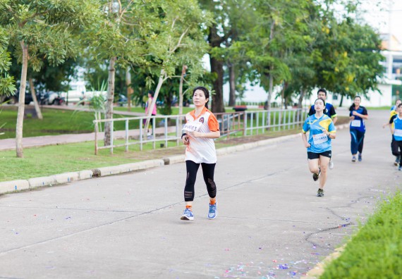 ภาพกิจกรรม คณะวิทยาศาสตร์และเทคโนโลยี เข้าร่วมกิจกรรม KPRU So Fun Run Say No Foam งานเดินวิ่งเพื่อสุขภาพ รักสุขภาพ เลิกใช้โฟม