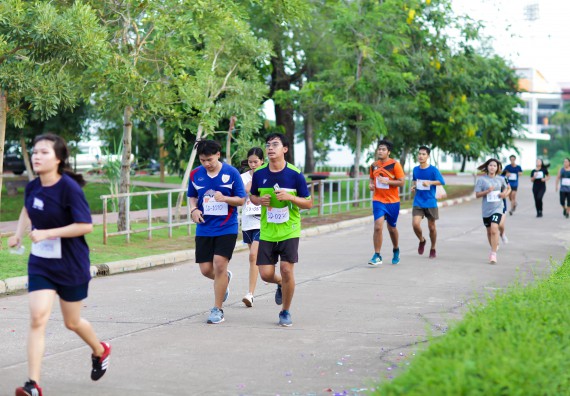 ภาพกิจกรรม คณะวิทยาศาสตร์และเทคโนโลยี เข้าร่วมกิจกรรม KPRU So Fun Run Say No Foam งานเดินวิ่งเพื่อสุขภาพ รักสุขภาพ เลิกใช้โฟม