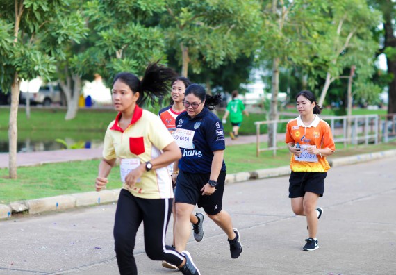 ภาพกิจกรรม คณะวิทยาศาสตร์และเทคโนโลยี เข้าร่วมกิจกรรม KPRU So Fun Run Say No Foam งานเดินวิ่งเพื่อสุขภาพ รักสุขภาพ เลิกใช้โฟม