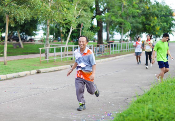 ภาพกิจกรรม คณะวิทยาศาสตร์และเทคโนโลยี เข้าร่วมกิจกรรม KPRU So Fun Run Say No Foam งานเดินวิ่งเพื่อสุขภาพ รักสุขภาพ เลิกใช้โฟม