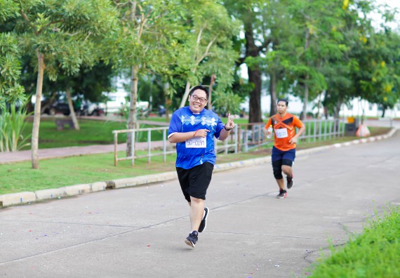 ภาพกิจกรรม คณะวิทยาศาสตร์และเทคโนโลยี เข้าร่วมกิจกรรม KPRU So Fun Run Say No Foam งานเดินวิ่งเพื่อสุขภาพ รักสุขภาพ เลิกใช้โฟม