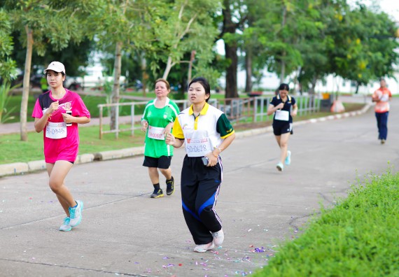 ภาพกิจกรรม คณะวิทยาศาสตร์และเทคโนโลยี เข้าร่วมกิจกรรม KPRU So Fun Run Say No Foam งานเดินวิ่งเพื่อสุขภาพ รักสุขภาพ เลิกใช้โฟม