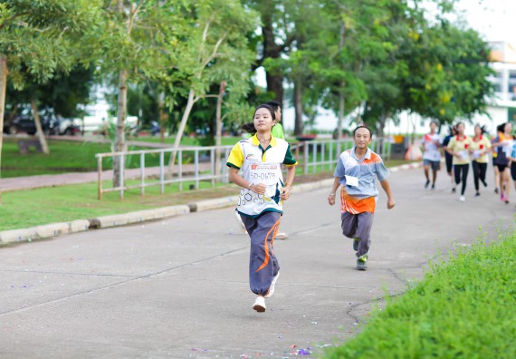 ภาพกิจกรรม คณะวิทยาศาสตร์และเทคโนโลยี เข้าร่วมกิจกรรม KPRU So Fun Run Say No Foam งานเดินวิ่งเพื่อสุขภาพ รักสุขภาพ เลิกใช้โฟม