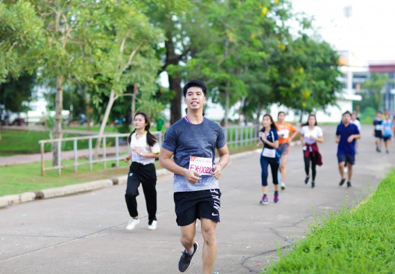 ภาพกิจกรรม คณะวิทยาศาสตร์และเทคโนโลยี เข้าร่วมกิจกรรม KPRU So Fun Run Say No Foam งานเดินวิ่งเพื่อสุขภาพ รักสุขภาพ เลิกใช้โฟม