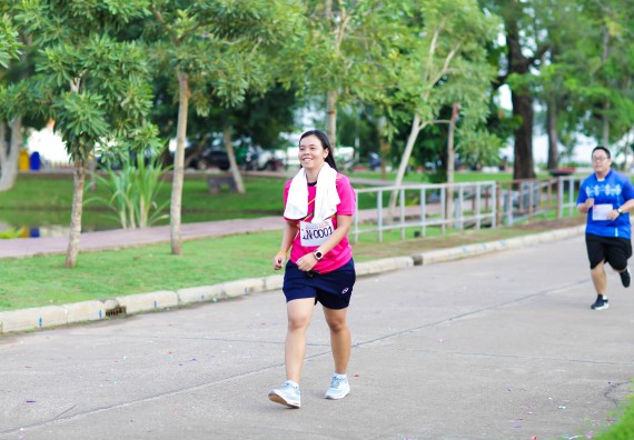 ภาพกิจกรรม คณะวิทยาศาสตร์และเทคโนโลยี เข้าร่วมกิจกรรม KPRU So Fun Run Say No Foam งานเดินวิ่งเพื่อสุขภาพ รักสุขภาพ เลิกใช้โฟม