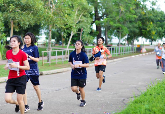 ภาพกิจกรรม คณะวิทยาศาสตร์และเทคโนโลยี เข้าร่วมกิจกรรม KPRU So Fun Run Say No Foam งานเดินวิ่งเพื่อสุขภาพ รักสุขภาพ เลิกใช้โฟม