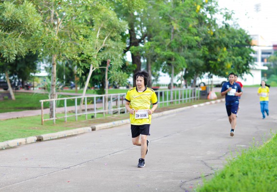 ภาพกิจกรรม คณะวิทยาศาสตร์และเทคโนโลยี เข้าร่วมกิจกรรม KPRU So Fun Run Say No Foam งานเดินวิ่งเพื่อสุขภาพ รักสุขภาพ เลิกใช้โฟม