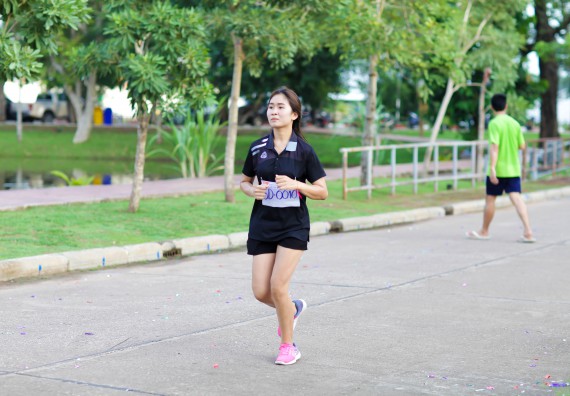ภาพกิจกรรม คณะวิทยาศาสตร์และเทคโนโลยี เข้าร่วมกิจกรรม KPRU So Fun Run Say No Foam งานเดินวิ่งเพื่อสุขภาพ รักสุขภาพ เลิกใช้โฟม