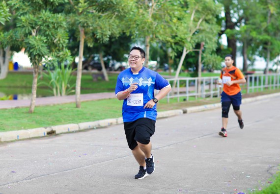 ภาพกิจกรรม คณะวิทยาศาสตร์และเทคโนโลยี เข้าร่วมกิจกรรม KPRU So Fun Run Say No Foam งานเดินวิ่งเพื่อสุขภาพ รักสุขภาพ เลิกใช้โฟม